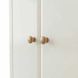 Haven 2 Door Double Wardrobe with Shelves and Hanging Rail - thumbnail 6