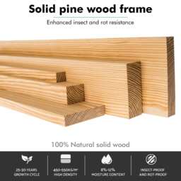 King Size Wooden Bed Frame - thumbnail 6