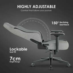 Xstriker Ergonomic Gaming Chair with Headrest - thumbnail 4