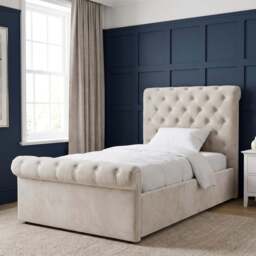 Chesterfield Ottoman Storage Bed Frame Side Lift - thumbnail 6