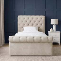 Chesterfield Ottoman Storage Bed Frame Side Lift - thumbnail 5