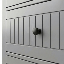 Linra Grey Painted Large 6 Chest of Drawers - Bedroom Dresser - thumbnail 6