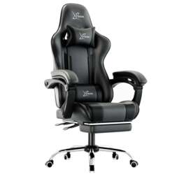 Xstriker Office Chair With Footrest - PC Desk Computer Gaming Chair - thumbnail 2