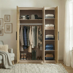 Blythe Oak Cashmere 4 Piece Bedroom Furniture Set - thumbnail 6