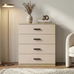 Blythe Oak Cashmere 4 Piece Bedroom Furniture Set - thumbnail 4