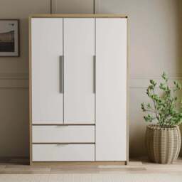 Skova 4 Piece Bedroom Furniture Set - Wardrobe and Chest of Drawers - thumbnail 2
