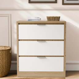 Skova 4 Piece Bedroom Furniture Set - Wardrobe and Chest of Drawers - thumbnail 3