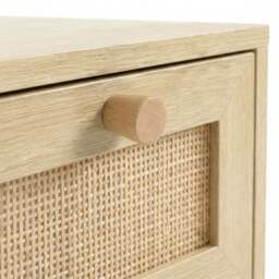 Wovena Rattan 4 Drawer Chest of Drawers, Natural - thumbnail 6