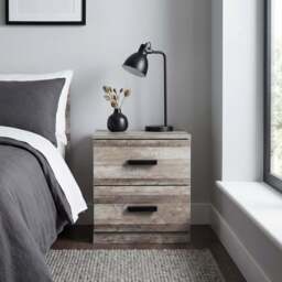 Blythe 3 Piece Bedroom Set - Ash Grey Wardrobe & Drawers - thumbnail 4