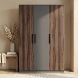 Blythe Walnut Grey 4 Piece Bedroom Furniture Set - thumbnail 2