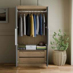 Skova 3 Piece Bedroom Set - Wardrobe and Chest of Drawers - thumbnail 6