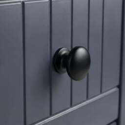 Linra Painted Tall 5 Chest of Drawers - Blue Bedroom Drawers - thumbnail 6