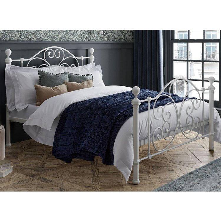 Cottingham Metal Bed Frame - 5'0 King - White