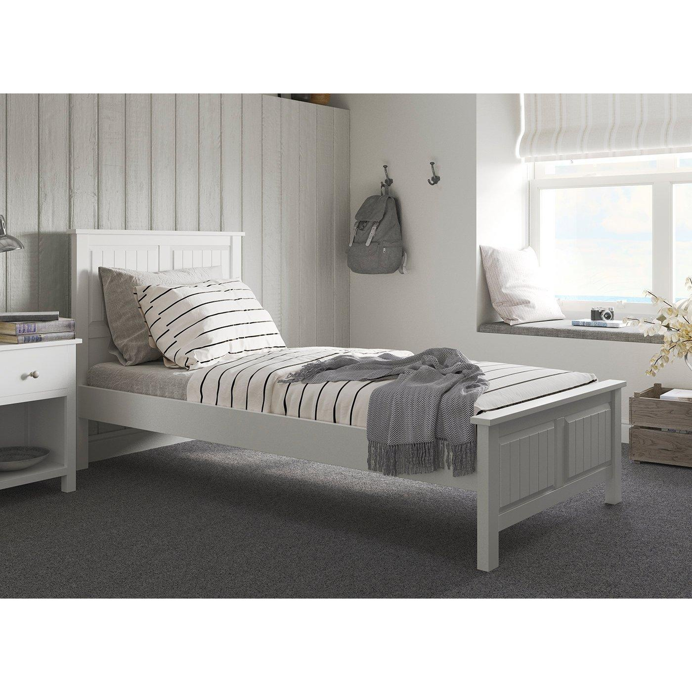 Woodbridge Wooden Bed Frame 3'0 Single White