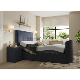 Hopkins Sleepmotion Adjustable Ottoman TV Bed - 4'6 Double - Blue