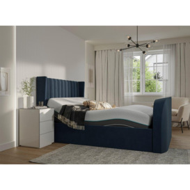 Foley Sleepmotion Adjustable TV Bed Frame - 4'6 Double - Blue