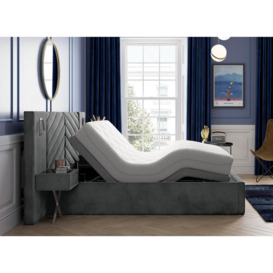 Murphy Sleepmotion Adjustable Upholstered Bed Frame - 5'0 King - Grey