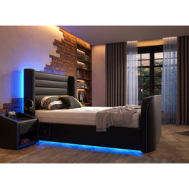 Drift Gaming Sleepmotion 200i Adjustable TV Bed Frame - 5'0 King - Black