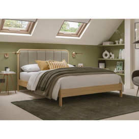 Soren Wooden Bed Frame - 5'0 King - Beige
