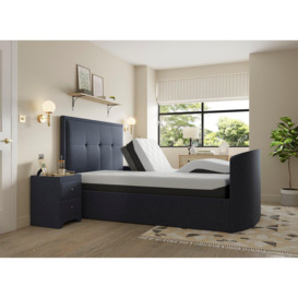 Hopkins Sleepmotion Adjustable Ottoman TV Bed - 5'0 King - Blue