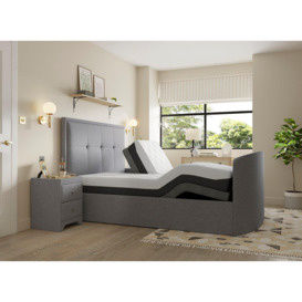 Hopkins Sleepmotion Adjustable Ottoman TV Bed - 5'0 King - Grey