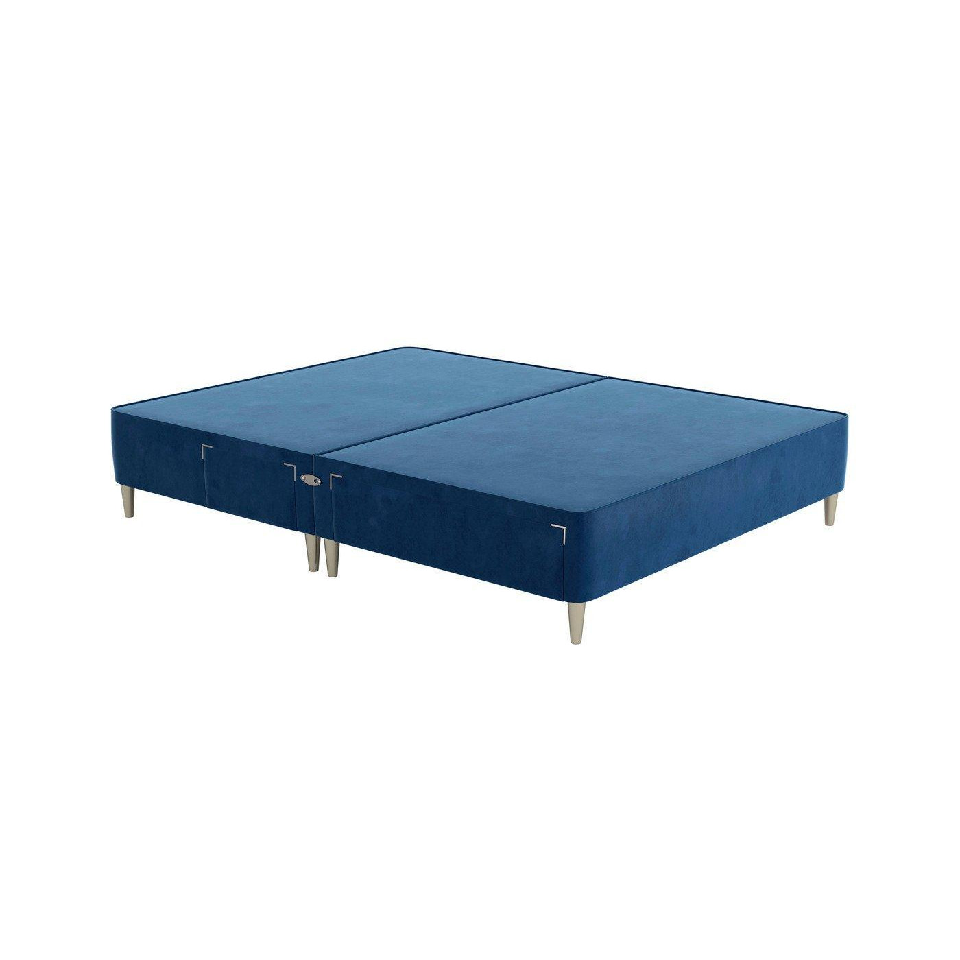 TheraPur® Shallow Divan Base - 4'6 Double - Blue
