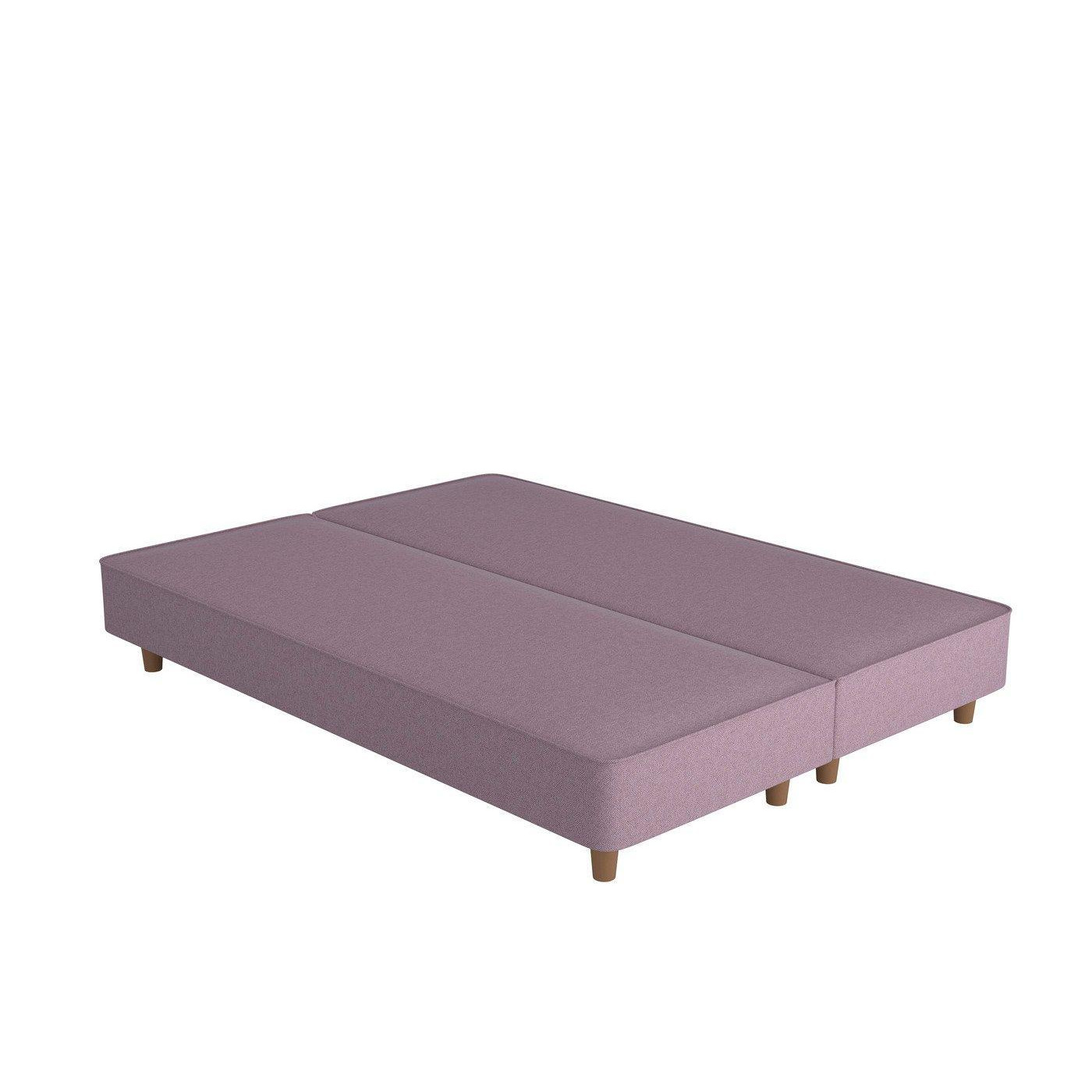 Flaxby Shallow Divan Bed Base - 4'6 Double - Purple