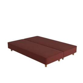 Flaxby Shallow Divan Bed Base - 3'0 Single - Red