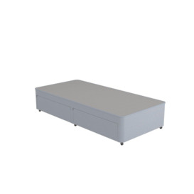 Dreams Divan Bed Base - 3'0 Single - Silver