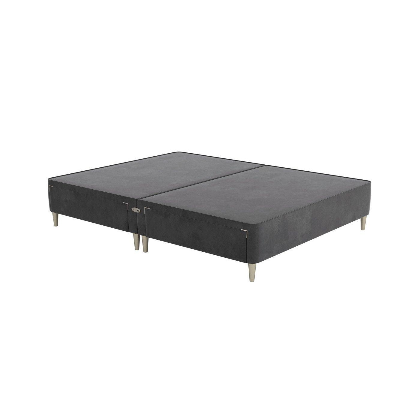 TheraPur® Shallow Divan Base - 5'0 King - Grey