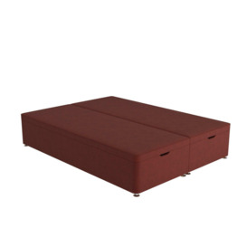 Flaxby Ottoman Divan Bed Base - 5'0 King - Red