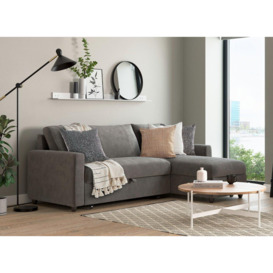 Limerick Seat Corner Sofa Bed Grey by Dreams