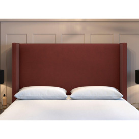 Flaxby Kettlewell Winged Headboard - 6'0 Super King - Red