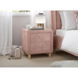 Knox Bedside Table - Pink