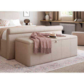 Lucia / Wilson Upholstered Blanket Box - Cream