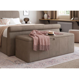 Lucia / Wilson Upholstered Blanket Box - Beige