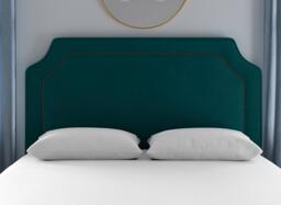 Flaxby Malton Padded Headboard - 3'0 Single - Green - thumbnail 1