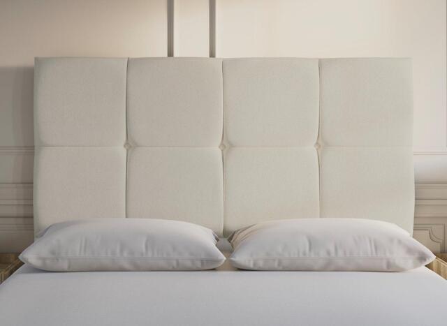 Sleepeezee Elm Headboard - 6'0 Super king - Cream - image 1