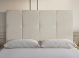 Sleepeezee Elm Headboard - 6'0 Super king - Cream