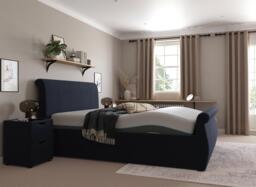 Lucia Sleepmotion Super King 200i Adjustable Upholstered Bed Frame - 6'0 Super king - Blue - thumbnail 4