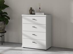 Roberts 4 Drawer Chest - White