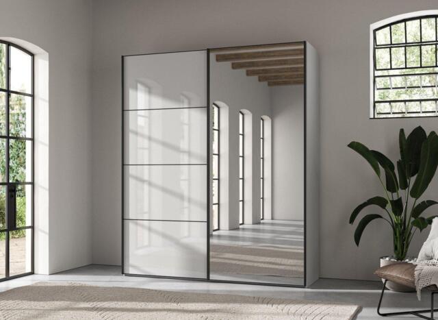 Roberts Medium 2-Door Wardrobe - White