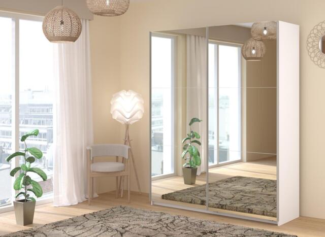 Theodore Medium 2-Door Wardrobe - White - image 1