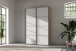 Roberts Small 2-Door Wardrobe - White