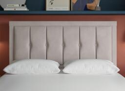 Dream Team Malham Headboard - 6'0 Super king - Grey - thumbnail 1