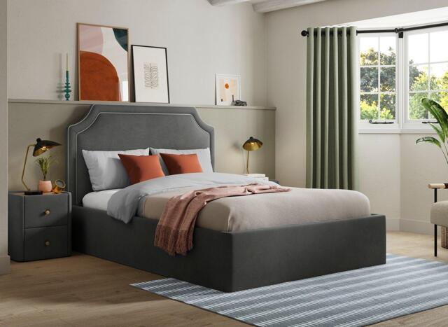 Silentnight Holden Upholstered Bed Frame - 5'0 King - Grey