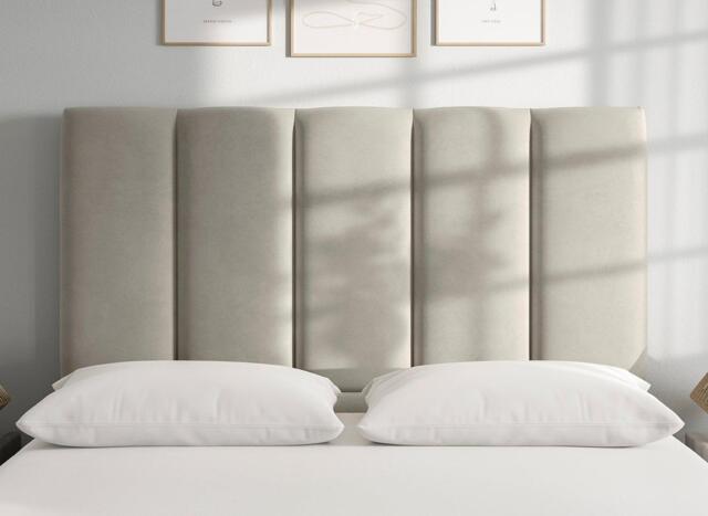 Flaxby Gransmore Headboard - 6'0 Super king - Beige - image 1