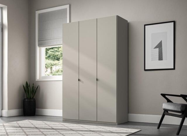 Kirkpatrick Wooden 3-Door Wardrobe - Beige