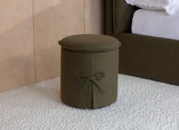 Sophie Conran Lulabelle Upholstered Storage Pouffe - Green - thumbnail 1