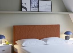 Classic Newark Headboard - 3'0 Single - Brown - thumbnail 2